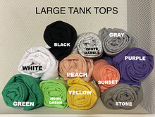 LARGE BLANK TANK TOPS